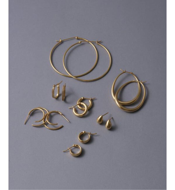 Spick and Span「《WEB限定》【SAMH by LILAS】ドロップピアスK18GP（両耳）」|ピアス|