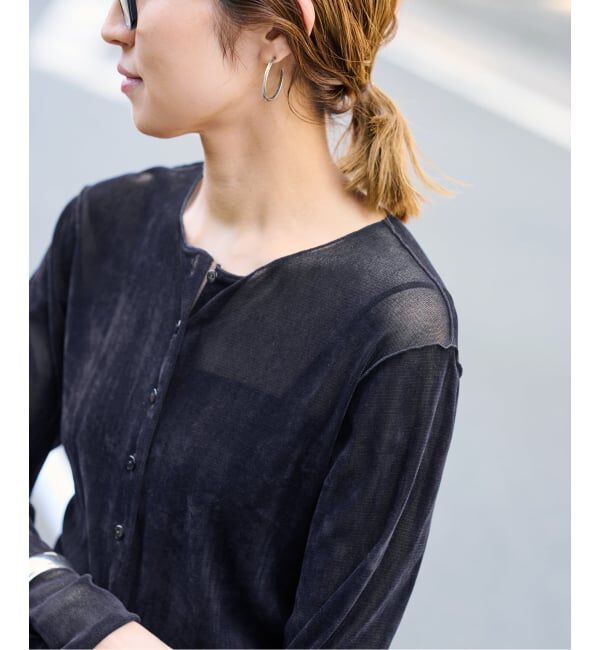 FRAMeWORK「≪追加≫チュールフロッキーカーディガン 2」|Tシャツ・カットソー|