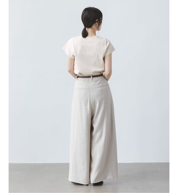 NOBLE「《追加・WEB限定カラー》スビンコットンスムースコンパクトTシャツ2」|Tシャツ・カットソー|
