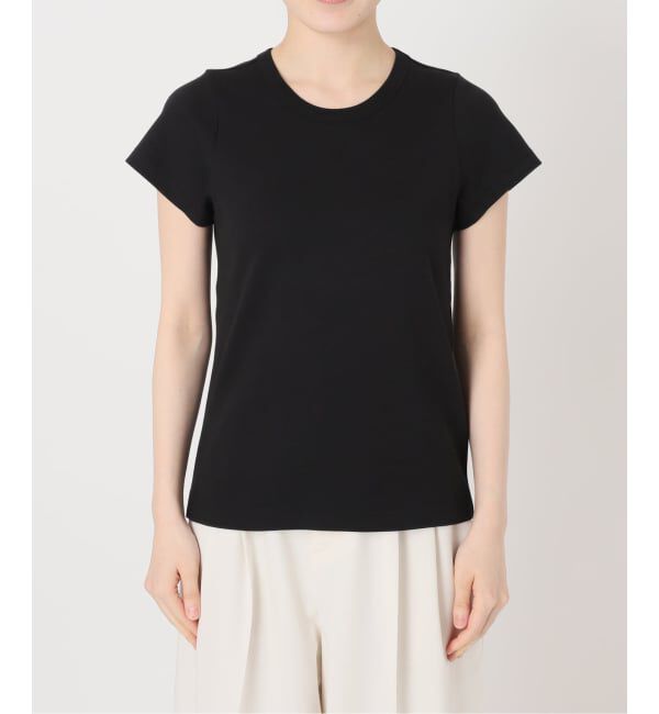NOBLE「《追加・WEB限定カラー》スビンコットンスムースコンパクトTシャツ2」|Tシャツ・カットソー|