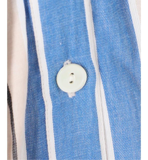 Spick and Span「《WEB限定追加》ne Quittez pas Cotton Voile Stripe Waist Gather Dress」|ワンピース|