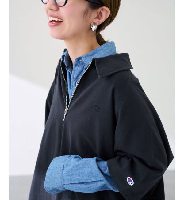 FRAMeWORK「≪追加≫CHAMPION/チャンピオン 別注JERSEY HALF ZIP TEE 2」|Tシャツ・カットソー|