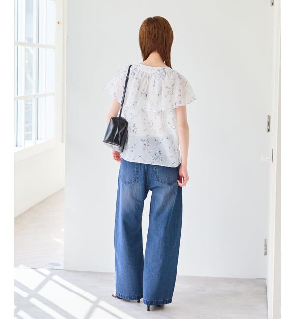 U by SPICK&SPAN「《WEB限定 / 追加》バレルレッグバギーデニム」|デニム|