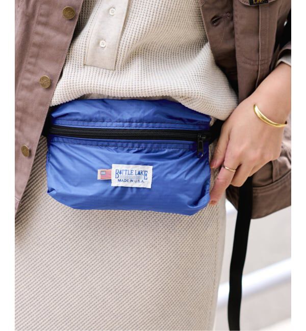 FRAMeWORK「≪追加≫BATTLE LAKE 別注RIP STOP NYLON ウエストBAG」|ショルダー・メッセンジャー|ブルー