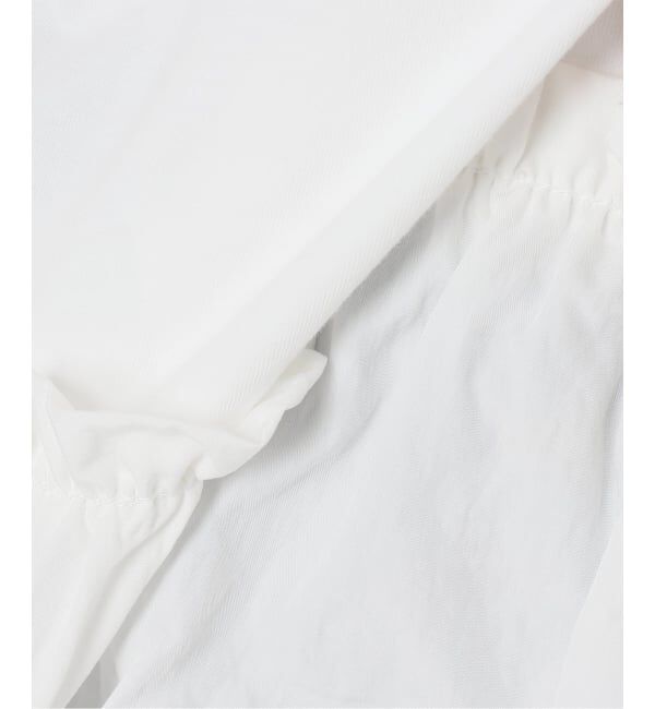 Spick and Span「裾フリルフレンチスリーブプルオーバー」|Tシャツ・カットソー|