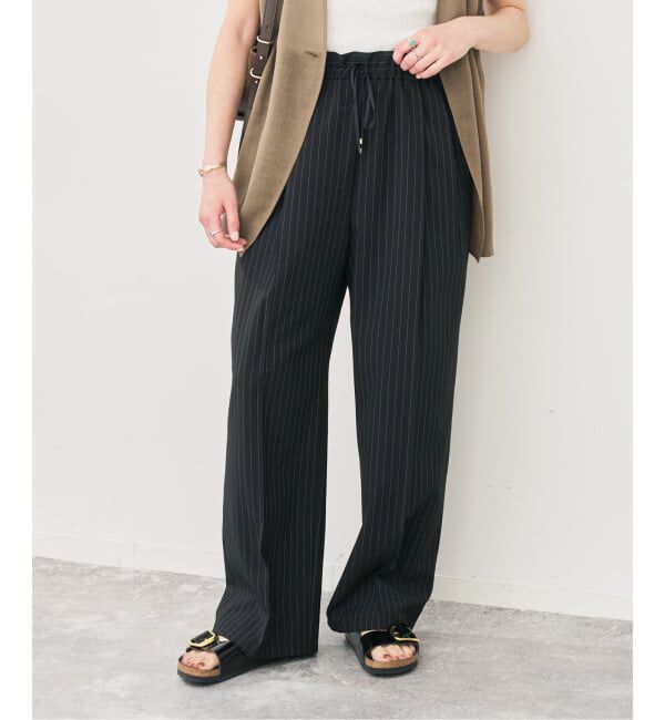 Spick and Span「《予約》ドライタッチドロストイージータックパンツ」|スラックス|