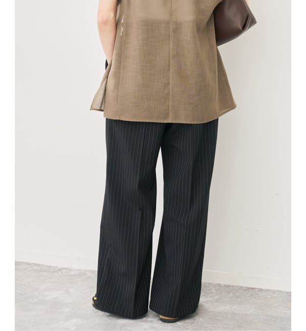 Spick and Span「《予約》ドライタッチドロストイージータックパンツ」|スラックス|