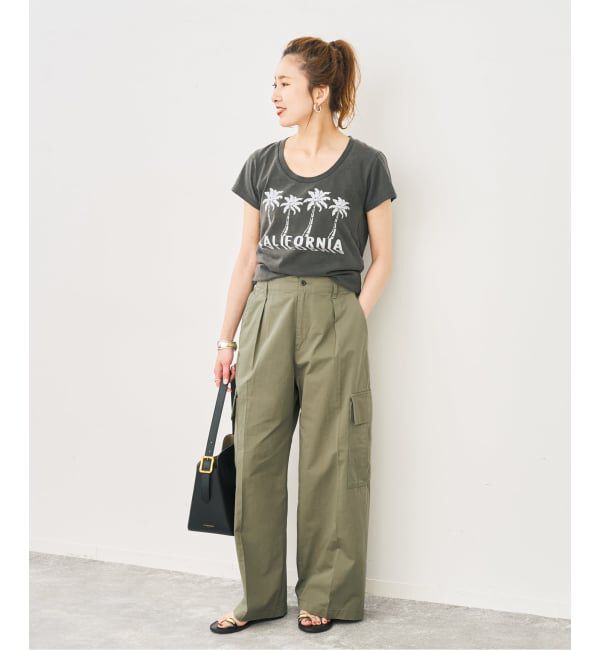 Spick and Span「《予約》コットンカーゴイージーパンツ」|カーゴ|