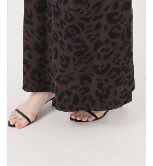 Spick and Span「《予約》レオパードサテンイージースカート」|スカート|