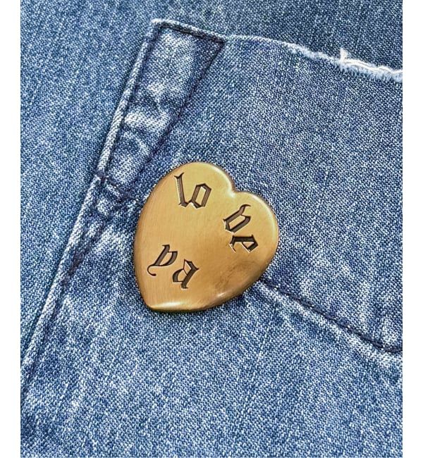Spick and Span「WIFFLE / ウィッフル HEART BROOCH ブローチ」|ブローチ・コサージュ|