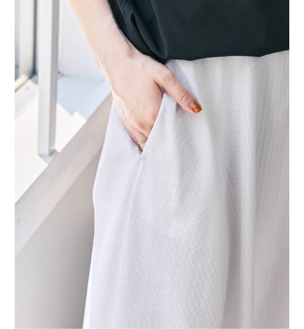 Spick and Span「Higuchi*S ギンガムサッカースカート」|スカート|