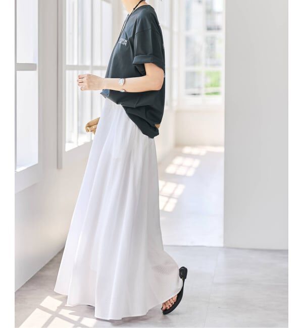 Spick and Span「Higuchi*S ギンガムサッカースカート」|スカート|