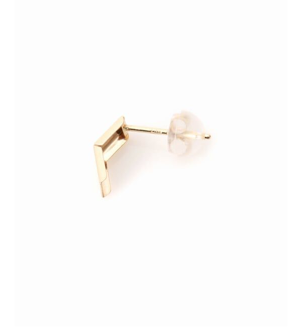 Lilas by Spick&Span「スモールベントピアス K10（両耳）」|ピアス|