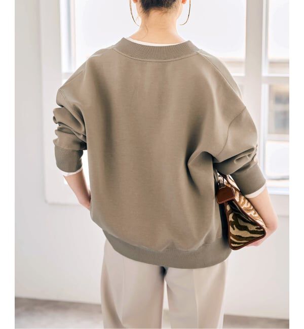 Spick and Span「《予約》ダンボールZIPカーディガン」|カーディガン|