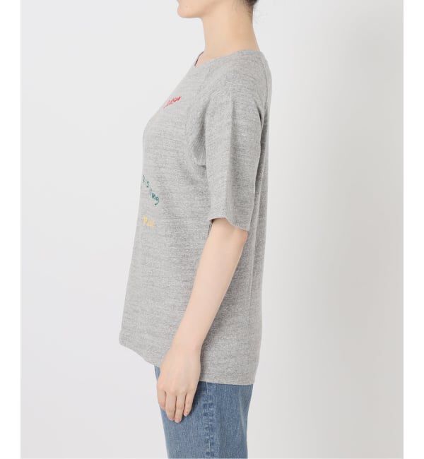 FRAMeWORK「≪予約≫スラブ天竺刺繍ラグランTEE」|Tシャツ・カットソー|
