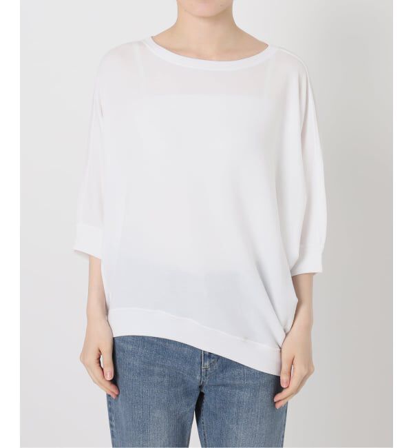 FRAMeWORK「≪予約≫シアー裏毛ドレーププルオーバー」|Tシャツ・カットソー|