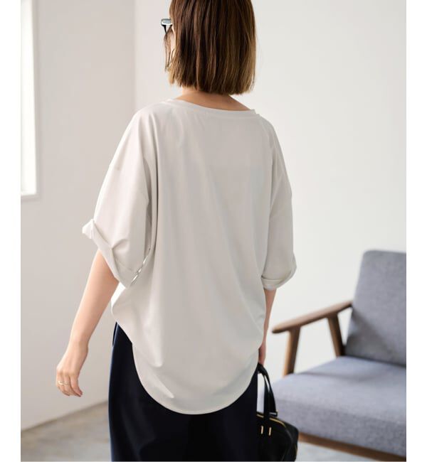 FRAMeWORK「≪予約≫フィブリルジャージT-SHIRT」|Tシャツ・カットソー|