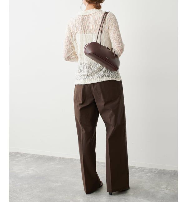 Spick and Span「《予約》バックサテンストレッチベイカーパンツ」|カーゴ|