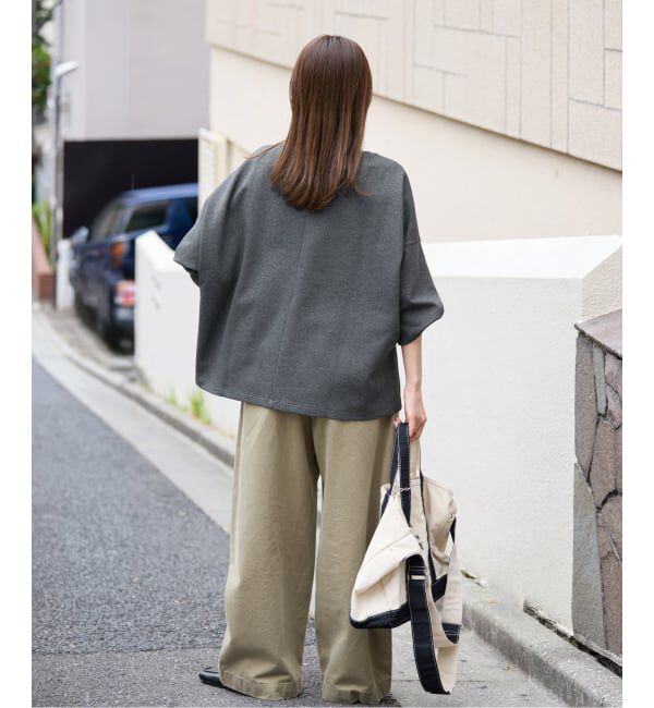 FRAMeWORK「≪予約≫ライトダンボールポンチョプルオーバー」|Tシャツ・カットソー|