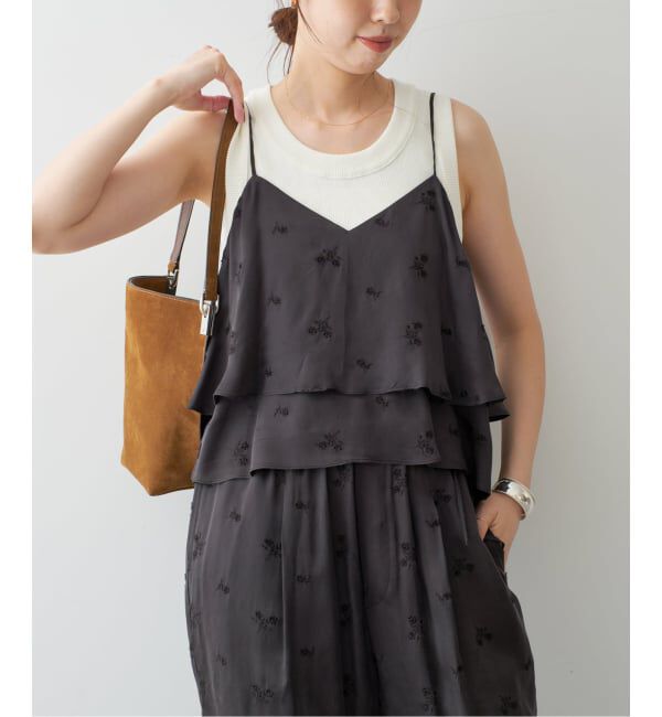 Spick and Span「《追加予約》TICCA / ティッカ フラワー2wayビスチェ」|キャミソール|