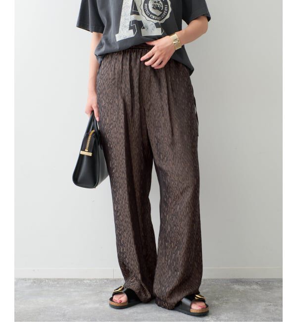 Spick and Span「《追加予約》TICCA / ティッカ  レオパードジャガードパンツ」|その他|