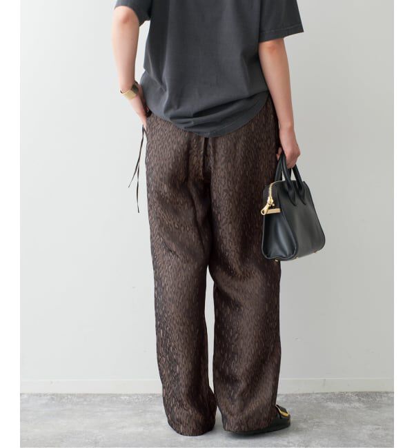 Spick and Span「《追加予約》TICCA / ティッカ  レオパードジャガードパンツ」|その他|