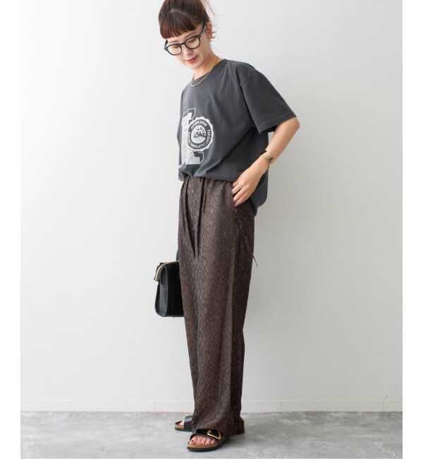 Spick and Span「《追加予約》TICCA / ティッカ  レオパードジャガードパンツ」|その他|