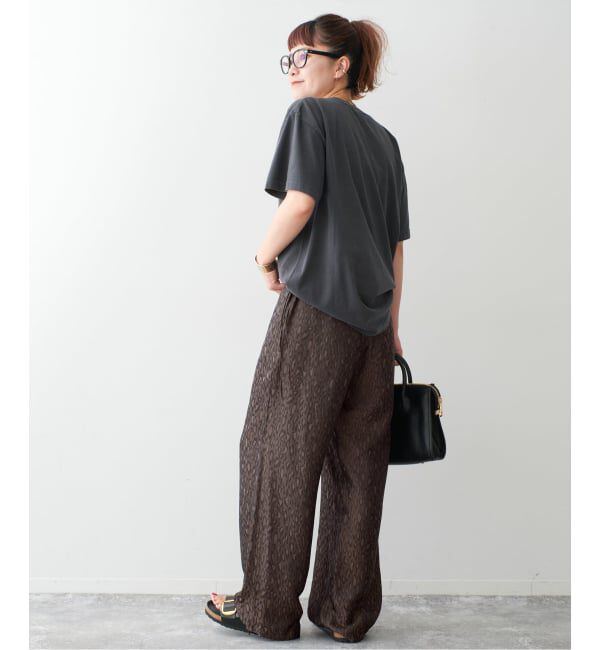 Spick and Span「《追加予約》TICCA / ティッカ  レオパードジャガードパンツ」|その他|