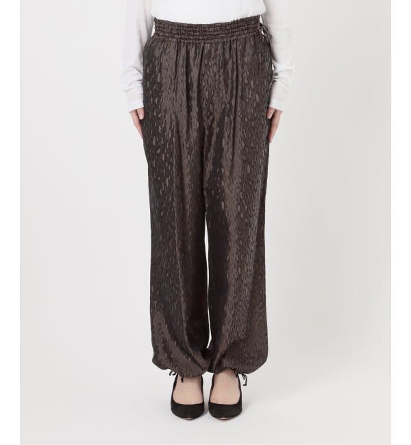 Spick and Span「《追加予約》TICCA / ティッカ  レオパードジャガードパンツ」|その他|