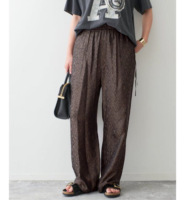 Spick and Span「《追加予約》TICCA / ティッカ  レオパードジャガードパンツ」|その他|