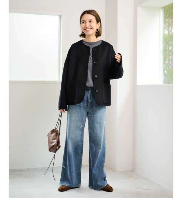 FRAMeWORK「≪予約≫DENIM DELIGHT DAYS セルビッチデニムベルボトムジーンズ」|デニム|