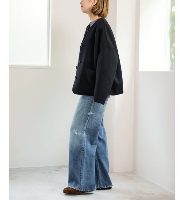 FRAMeWORK「≪予約≫DENIM DELIGHT DAYS セルビッチデニムベルボトムジーンズ」|デニム|
