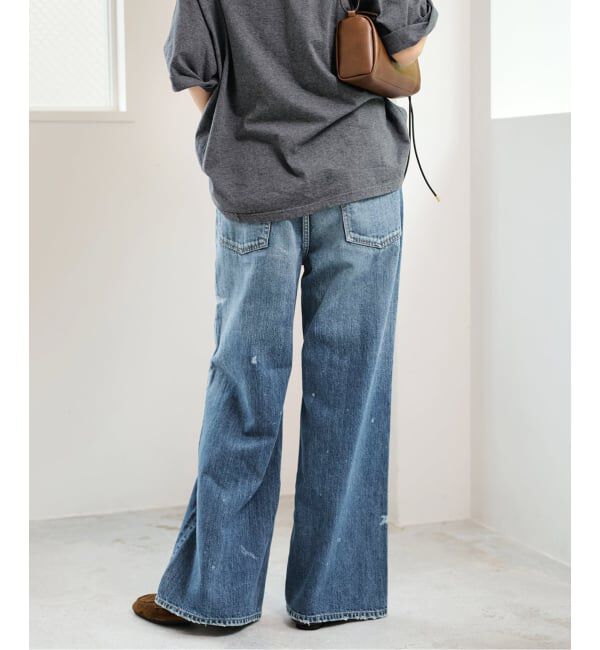 FRAMeWORK「≪予約≫DENIM DELIGHT DAYS セルビッチデニムベルボトムジーンズ」|デニム|