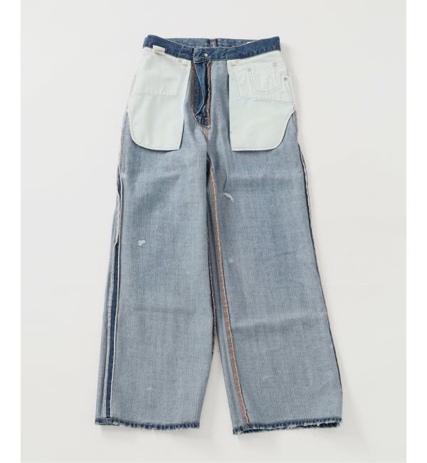 FRAMeWORK「≪予約≫DENIM DELIGHT DAYS セルビッチデニムベルボトムジーンズ」|デニム|