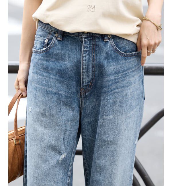 FRAMeWORK「≪予約≫DENIM DELIGHT DAYS セルビッチデニムベルボトムジーンズ」|デニム|
