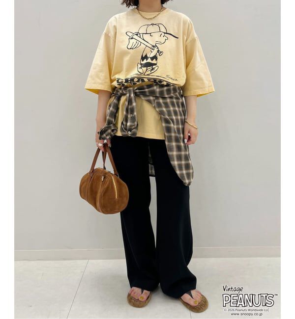 FRAMeWORK「≪予約≫JOHNBULL/ジョンブル PEANUTS CHARLIE BROWN TEE」|Tシャツ・カットソー|