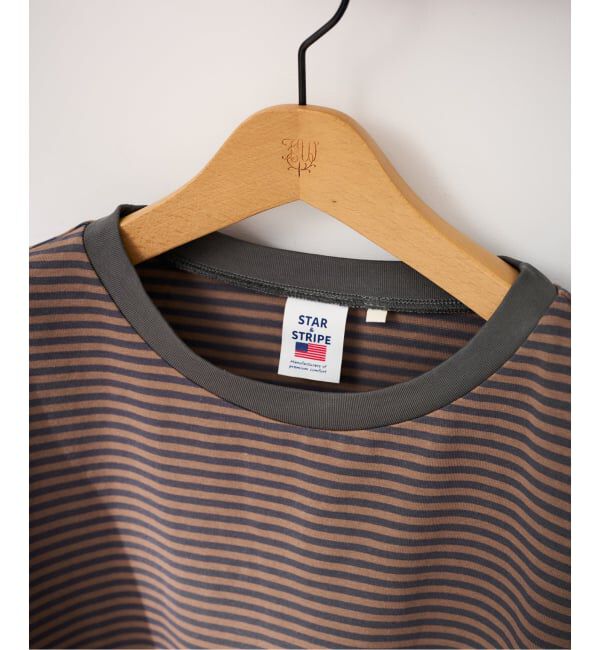 FRAMeWORK「≪予約≫STAR&STRIPE 別注ドルマンスリーブマルチボーダーT」|Tシャツ・カットソー|