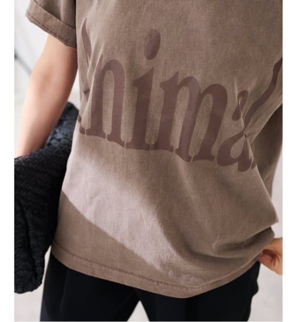 FRAMeWORK「≪新色 / 追加予約≫STUDIO ANIMALS 別注Animals Letter Tシャツ」|Tシャツ・カットソー|