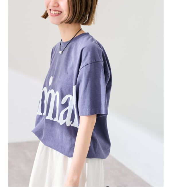 FRAMeWORK「≪新色 / 追加予約≫STUDIO ANIMALS 別注Animals Letter Tシャツ」|Tシャツ・カットソー|