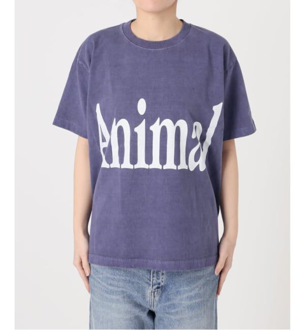 FRAMeWORK「≪新色 / 追加予約≫STUDIO ANIMALS 別注Animals Letter Tシャツ」|Tシャツ・カットソー|