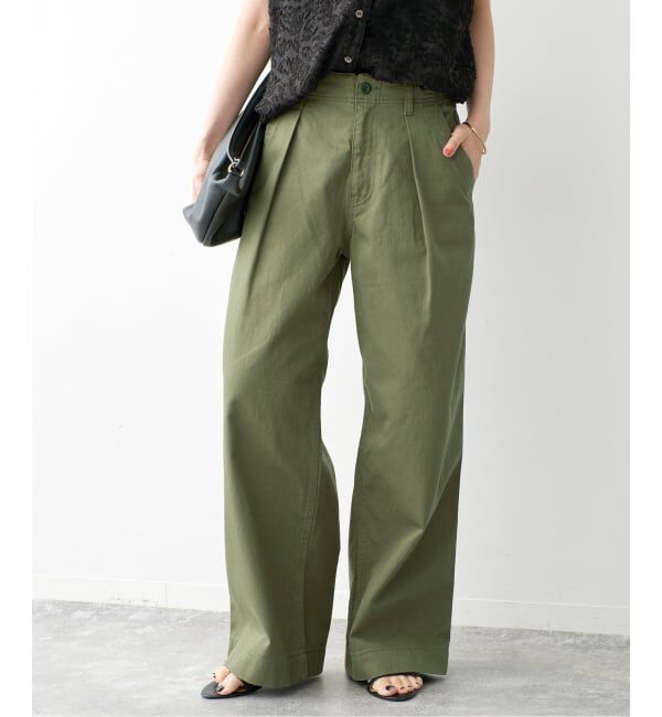 Spick and Span「《予約》ラチネバックイージーストレートパンツ」|その他|