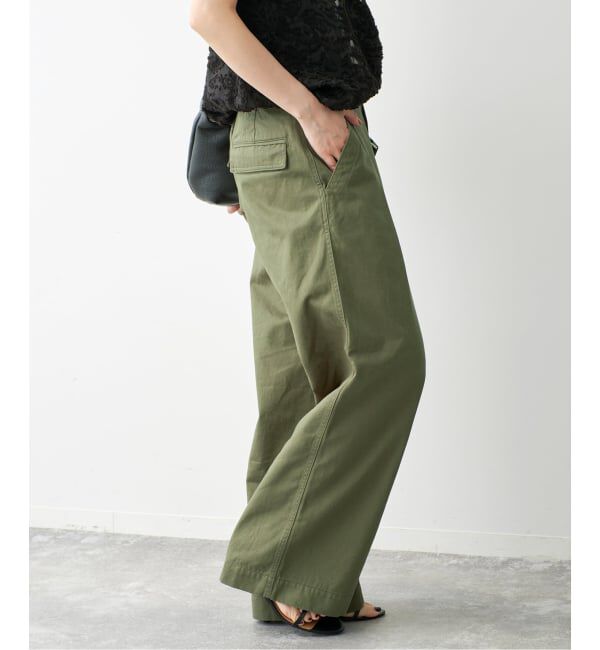 Spick and Span「《予約》ラチネバックイージーストレートパンツ」|その他|