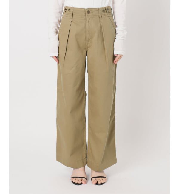 Spick and Span「《予約》ラチネバックイージーストレートパンツ」|その他|