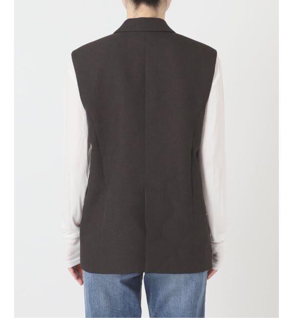 Spick and Span「《セットアップ可 / 予約》メランジシングルブレストジレ」|その他|