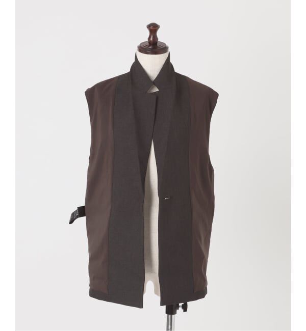 Spick and Span「《セットアップ可 / 予約》メランジシングルブレストジレ」|その他|