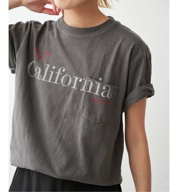 Spick and Span「《予約》melple / メイプル Pasadena Pocket S/S (Thank you al」|Tシャツ・カットソー|ブラック A