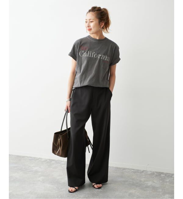 Spick and Span「《予約》melple / メイプル Pasadena Pocket S/S (Thank you al」|Tシャツ・カットソー|