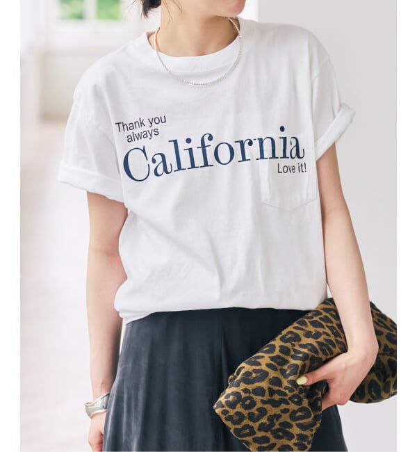Spick and Span「《予約》melple / メイプル Pasadena Pocket S/S (Thank you al」|Tシャツ・カットソー|