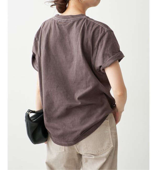 Spick and Span「《予約》melple / メイプル Pasadena Pocket S/S (Thank you al」|Tシャツ・カットソー|