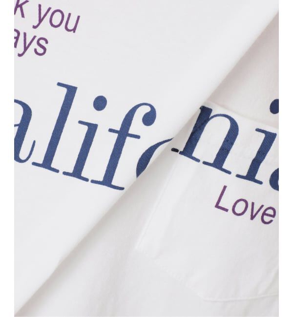 Spick and Span「《予約》melple / メイプル Pasadena Pocket S/S (Thank you al」|Tシャツ・カットソー|
